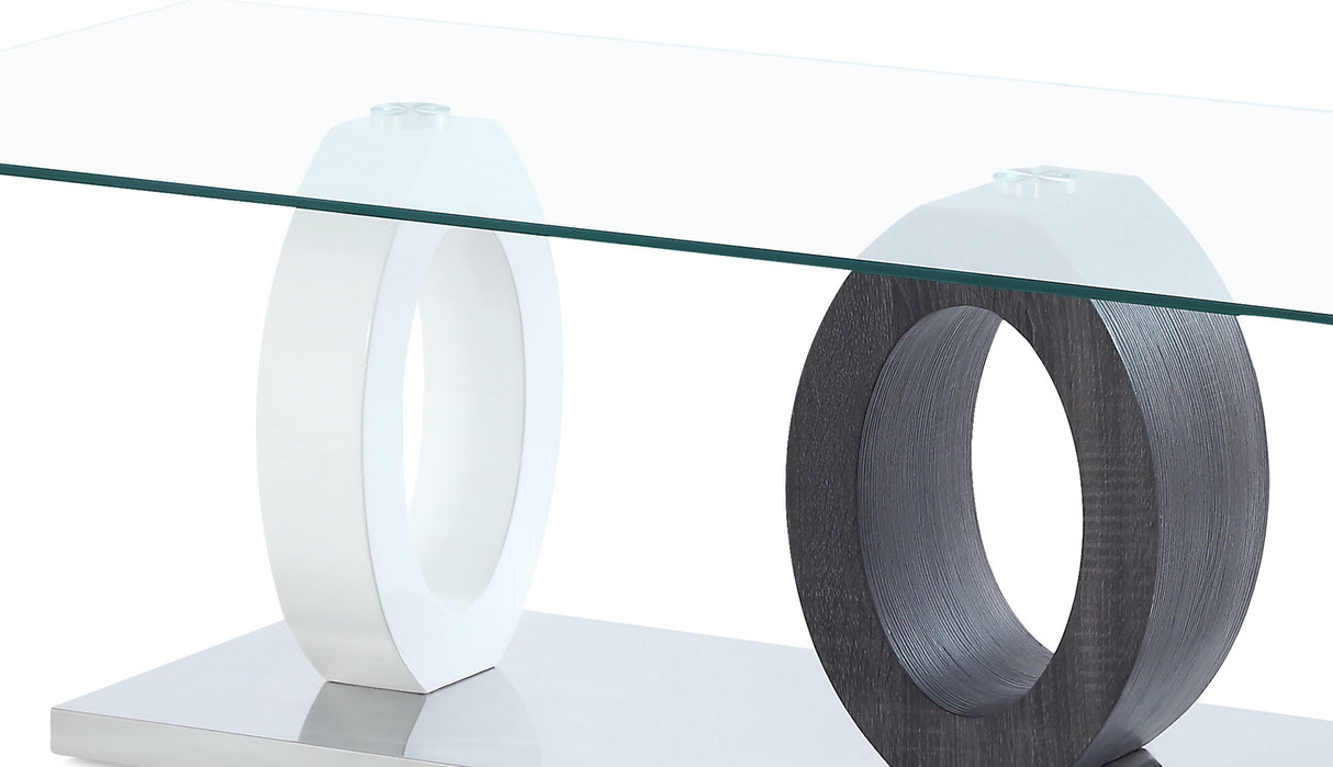 Tracker - Coffee Table - Brown / White by Global Furniture USA | Bel Furniture