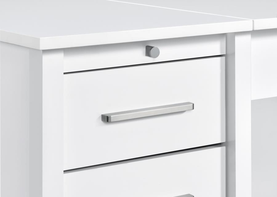 Dylan - 4-Drawer Lift Top Office Desk by CoasterEssence | Bel Furniture