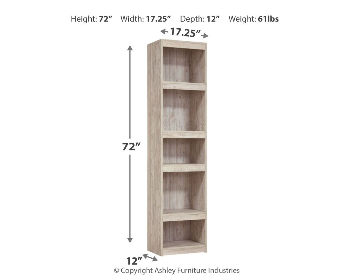Willowton - Whitewash - Pier - 4 Shelves by Signature Design by Ashley® | Bel Furniture
