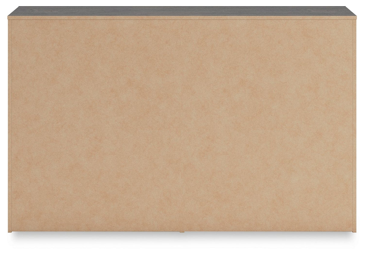 Hollivern - Dark Gray - Six Drawer Dresser by Signature Design by Ashley® | Bel Furniture