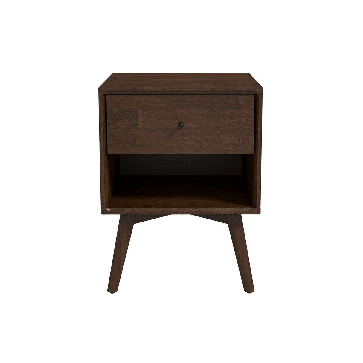 Caroline - Mid-Century Modern Style Night Stand - Brown by Ashcroft Furniture | Bel Furniture