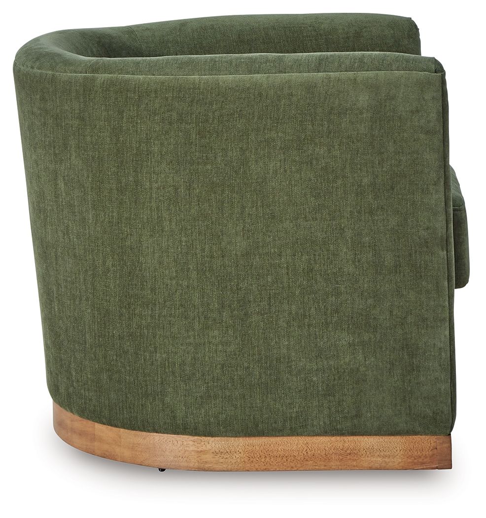 Jersonlow - Forest Green - Swivel Chair by Signature Design by Ashley® | Bel Furniture