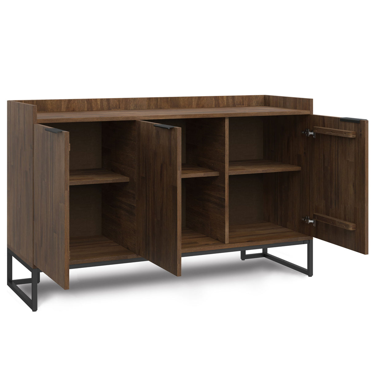 Milverton - Sideboard Buffet - Rustic Natural Aged Brown by Simpli-Home | Bel Furniture