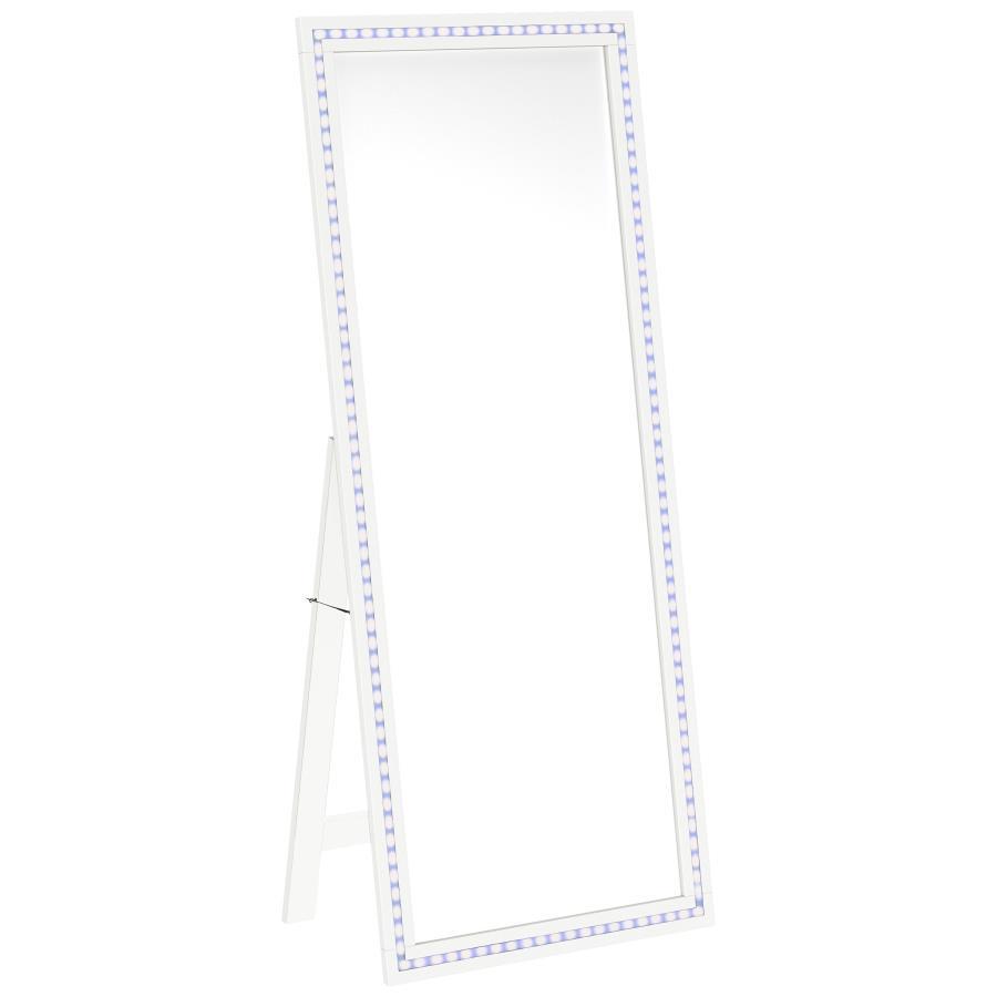 Windrose - Tempered LED Standing Mirror by Coaster Fine Furniture | Bel Furniture