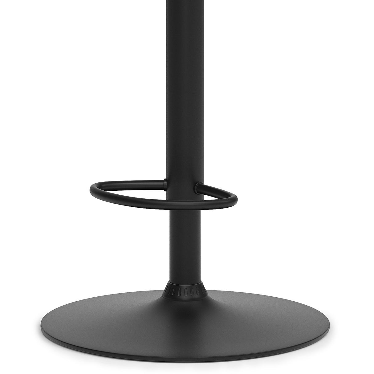 Archer - Bentwood Adjustable Swivel Bar Stool - Black by Simpli-Home | Bel Furniture