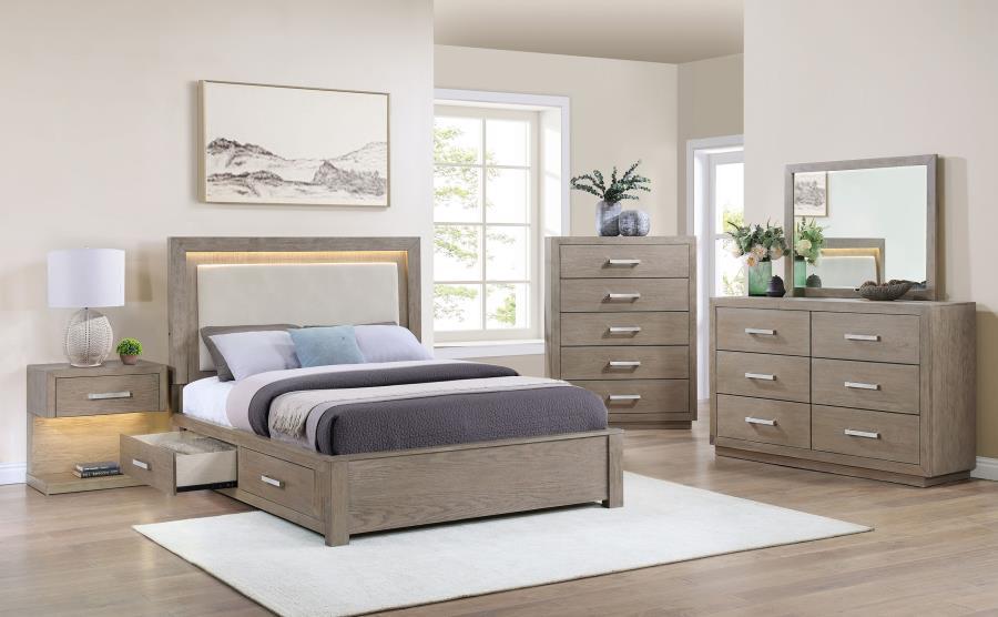 Kenora - LED Storage Bed by Coaster Fine Furniture | Bel Furniture