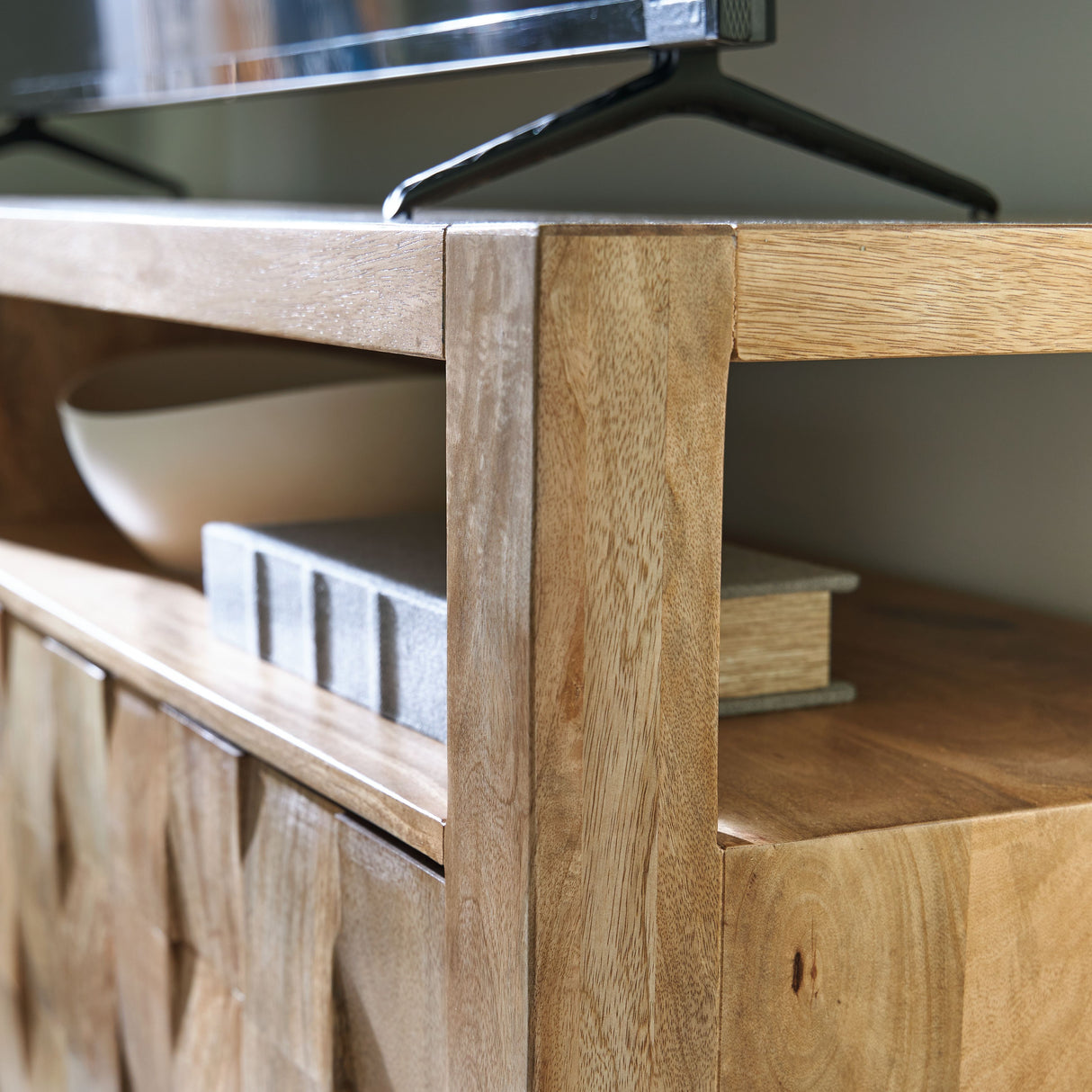 Hudwick - Natural Brown - Accent Cabinet by Signature Design by Ashley® | Bel Furniture