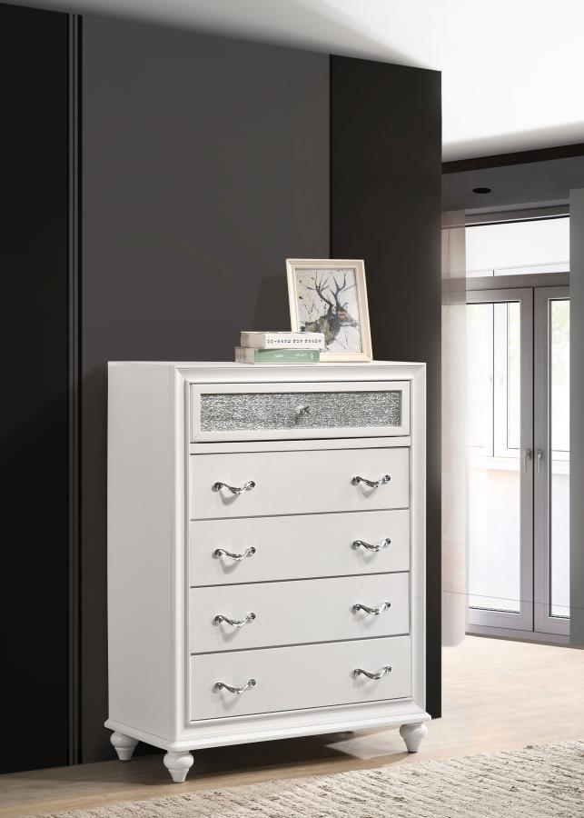 Barzini - 5-Drawer Bedroom Chest by CoasterEveryday | Bel Furniture