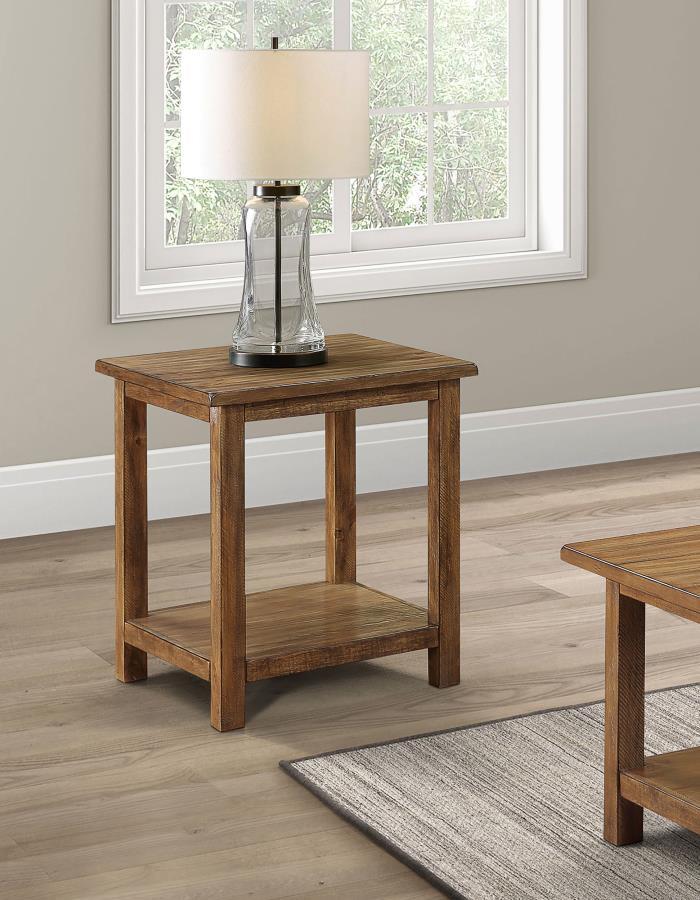 Payne - Wood End Table with Shelf by Coaster Fine Furniture | Bel Furniture