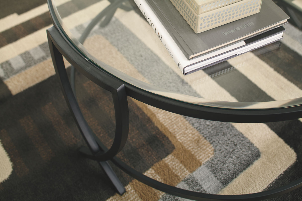 Tarrin - Black - Occasional Table Set (Set of 3) by Signature Design by Ashley® | Bel Furniture