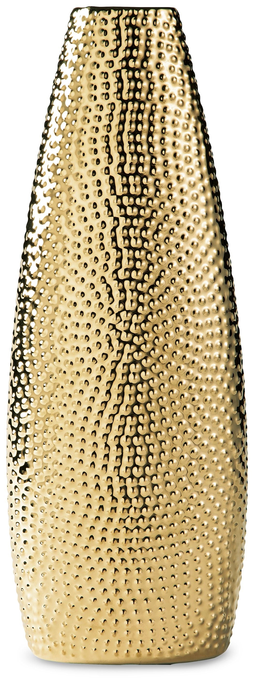 Efim - Vase Gold 5''W x 3''D x 14''H by Signature Design by Ashley® | Bel Furniture