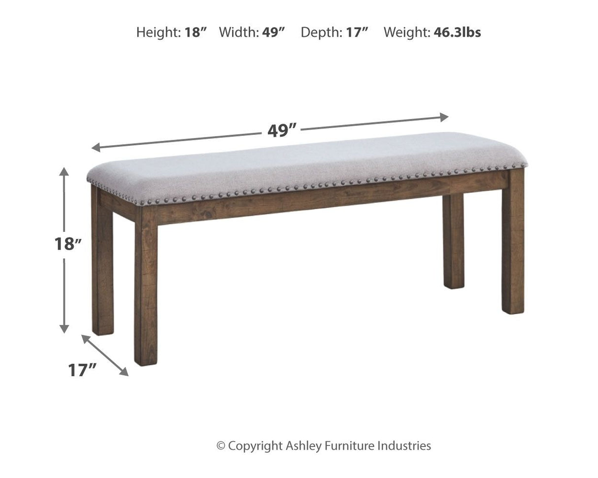 Moriville - Beige - Upholstered Bench by Signature Design by Ashley® | Bel Furniture