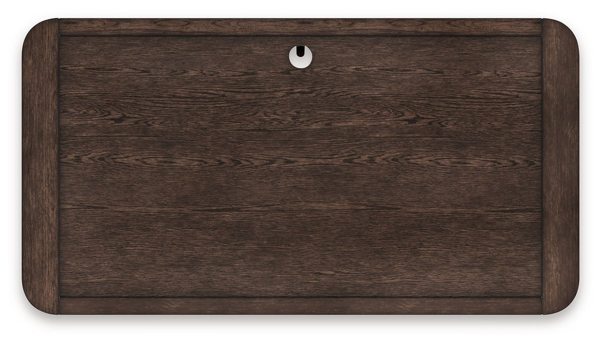 Breckington - Dark Brown - Home Office Desk by Signature Design by Ashley® | Bel Furniture