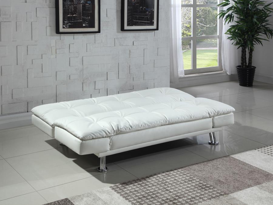 Dilleston - Upholstered Tufted Convertible Sofa Bed by CoasterEssence | Bel Furniture