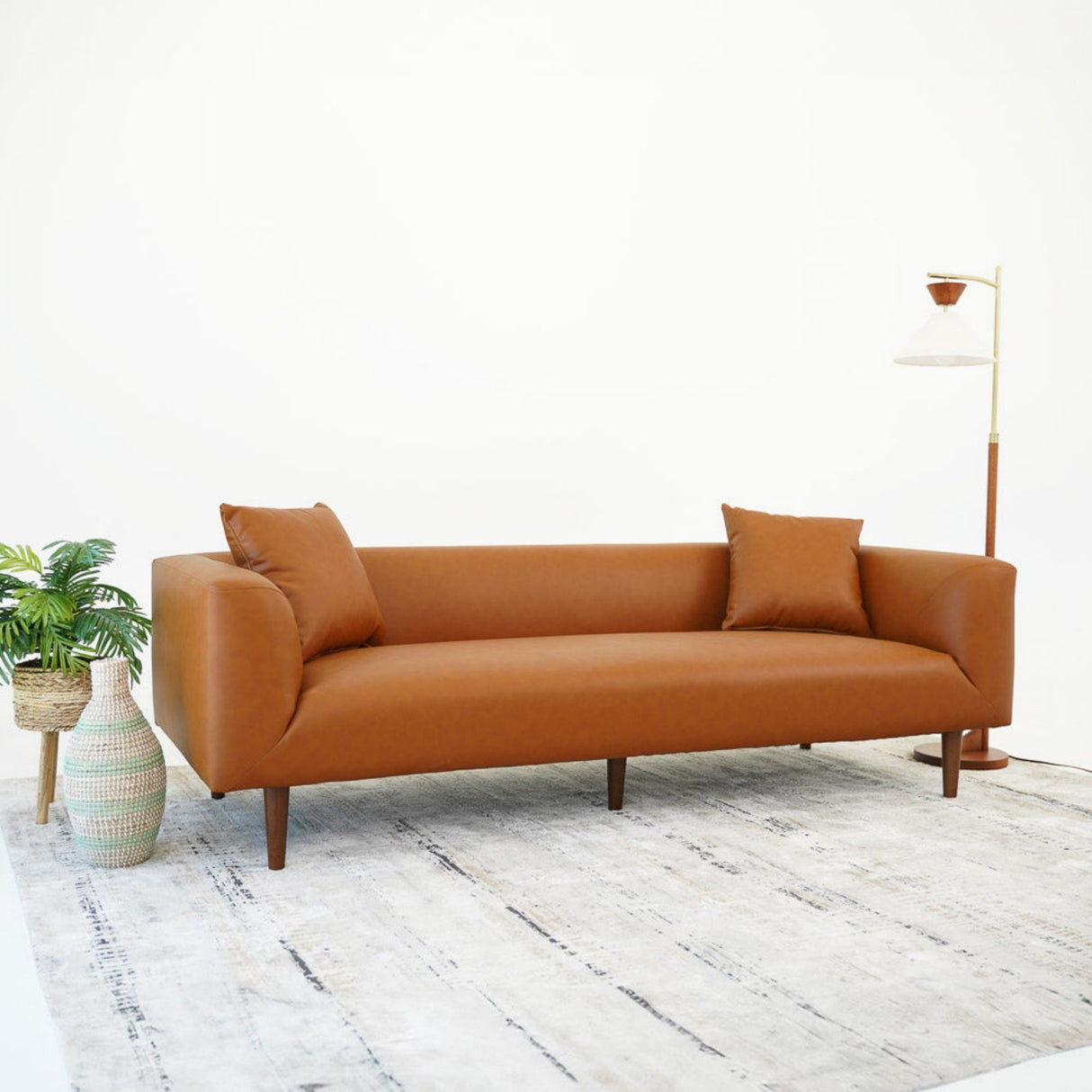 Elwood - Sofa - Cognac