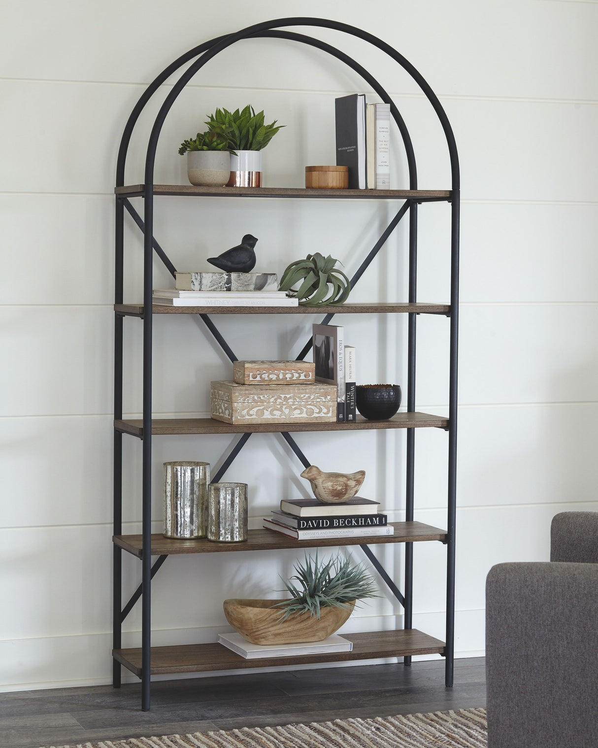 Galtbury - Brown / Black - Bookcase by Signature Design by Ashley® | Bel Furniture