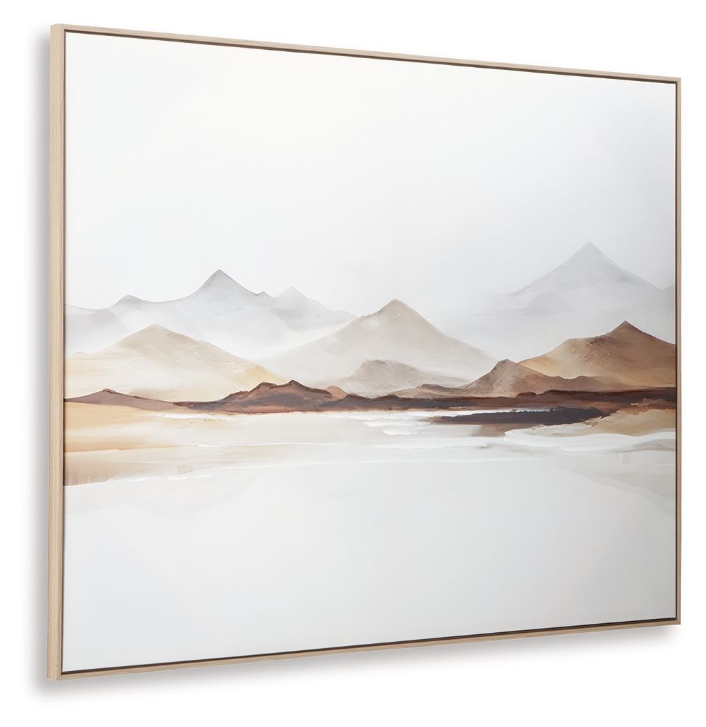 Karalen - White / Gray / Brown - Wall Art by Signature Design by Ashley® | Bel Furniture