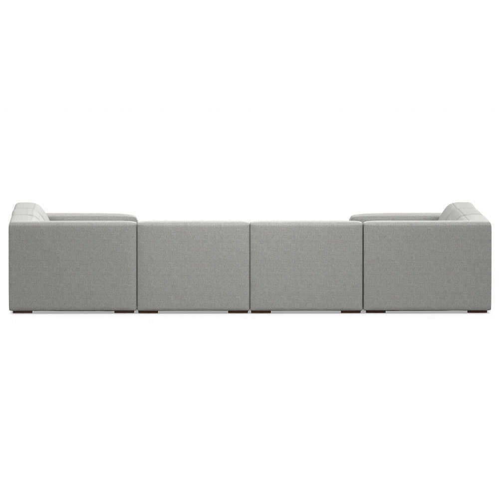 Rex - U-Shaped Sectional Sofa - Gray