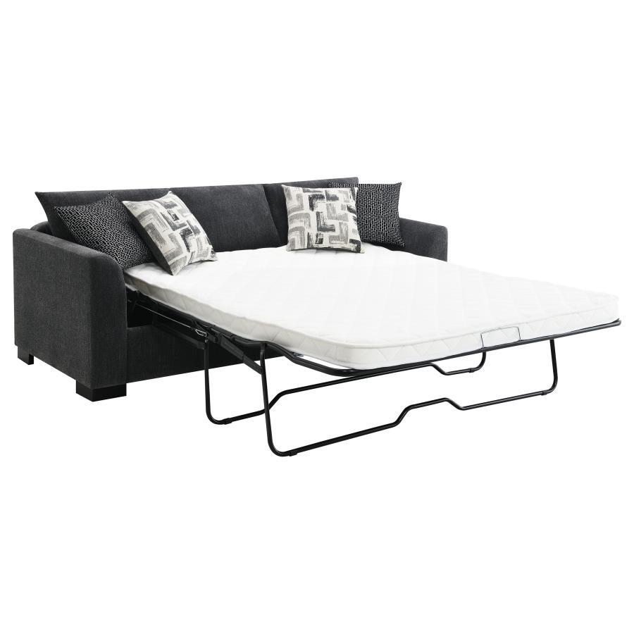 Storey - Upholstered Sleeper Sectional Chaise Sofa by CoasterEveryday | Bel Furniture