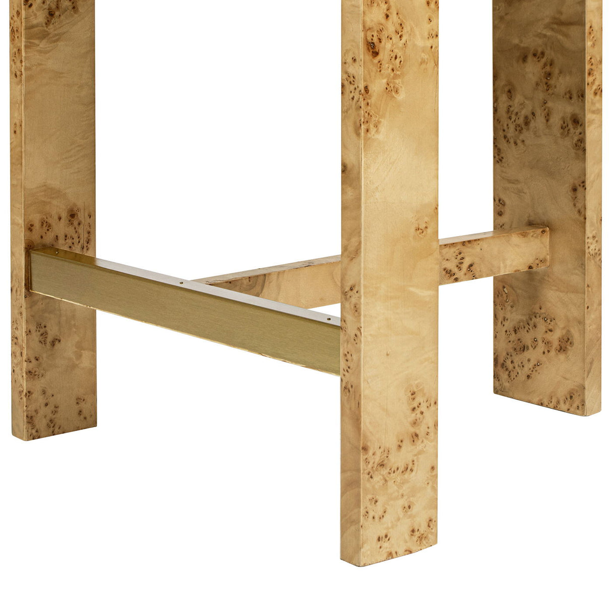 Vavona - Burl Upholstered Barrel Back Counter Height Bar Stool - Polar Off White by Jennifer Taylor Home | Bel Furniture