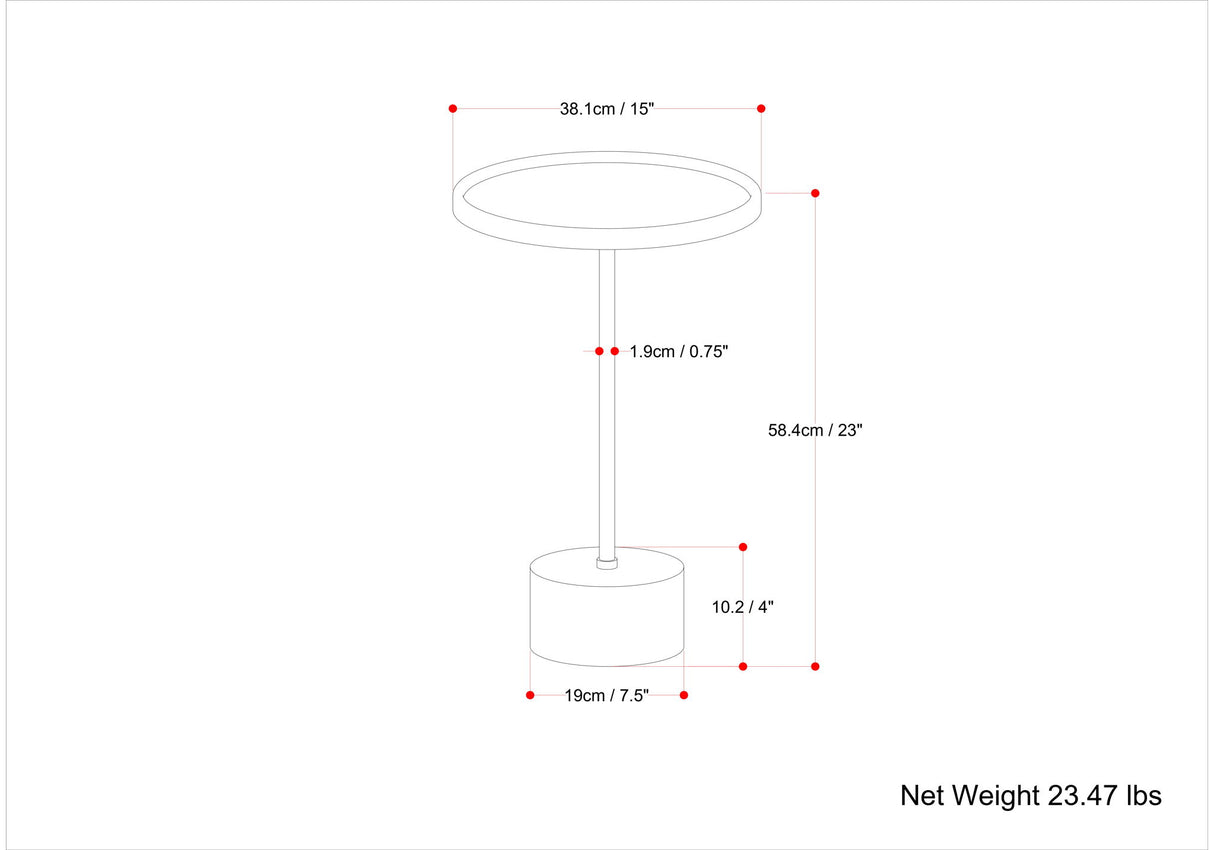 Becker - Side Table - Natural by Simpli-Home | Bel Furniture
