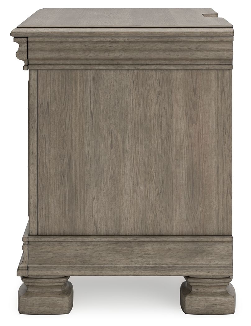 Lexorne - Gray - Three Drawer Night Stand by Signature Design by Ashley® | Bel Furniture