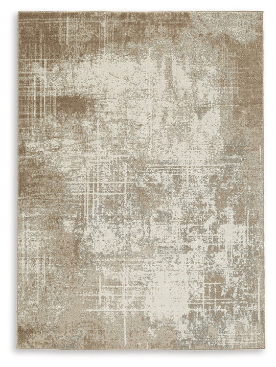 Grifflain - Rug Light Brown 8' x 10' by Signature Design by Ashley® | Bel Furniture