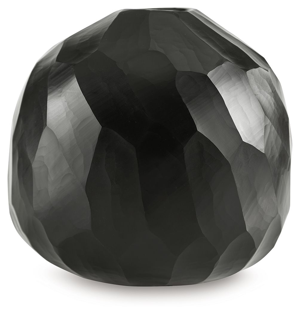 Ryanford - Vase Black 7''W x 7''D x 7''H by Signature Design by Ashley® | Bel Furniture