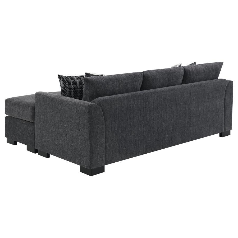 Storey - Upholstered Sleeper Sectional Chaise Sofa by CoasterEveryday | Bel Furniture