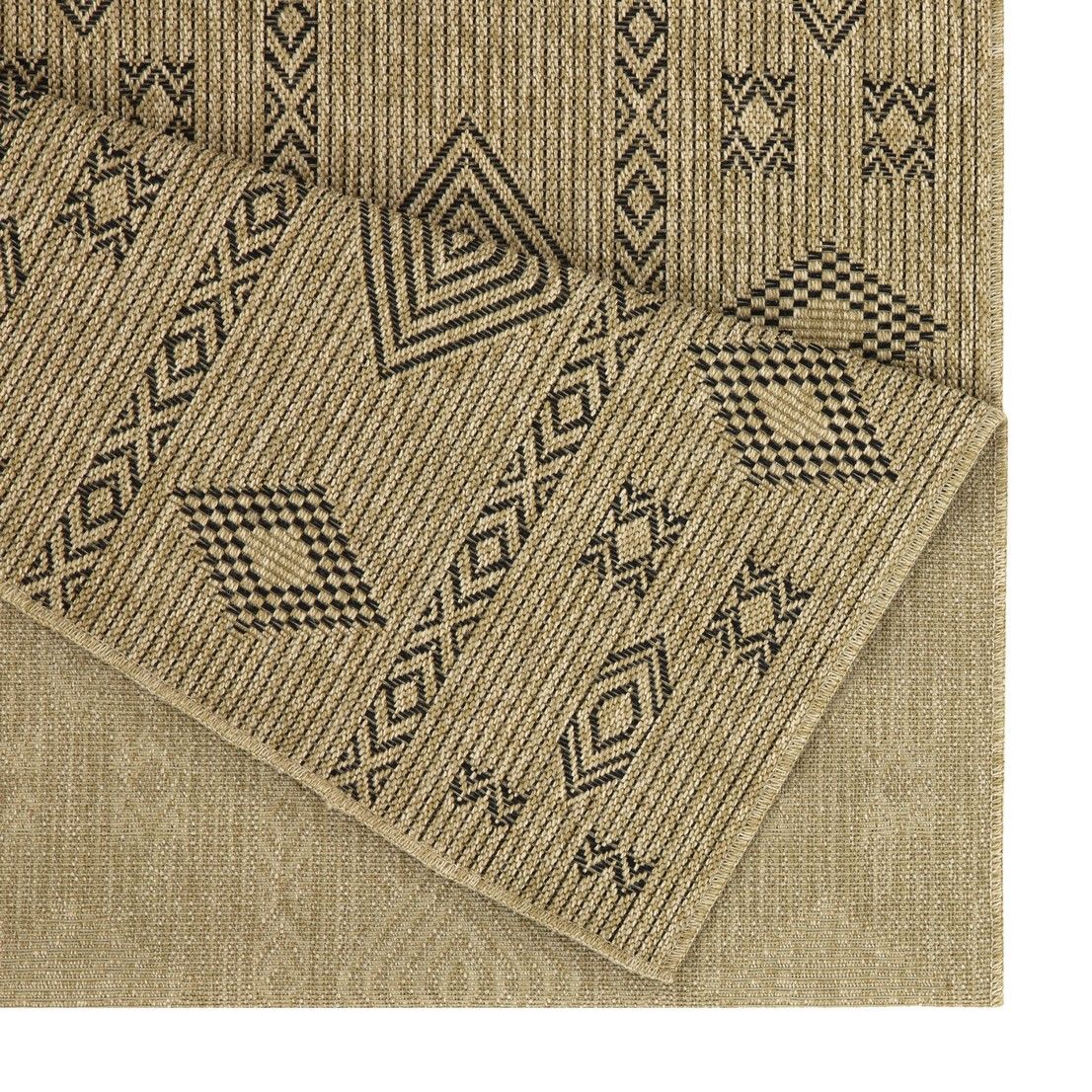 Earth - 7'10" X 10'3" Indoor, Outdoor Area Rug - Natural / Black by Icona Home Decor | Bel Furniture