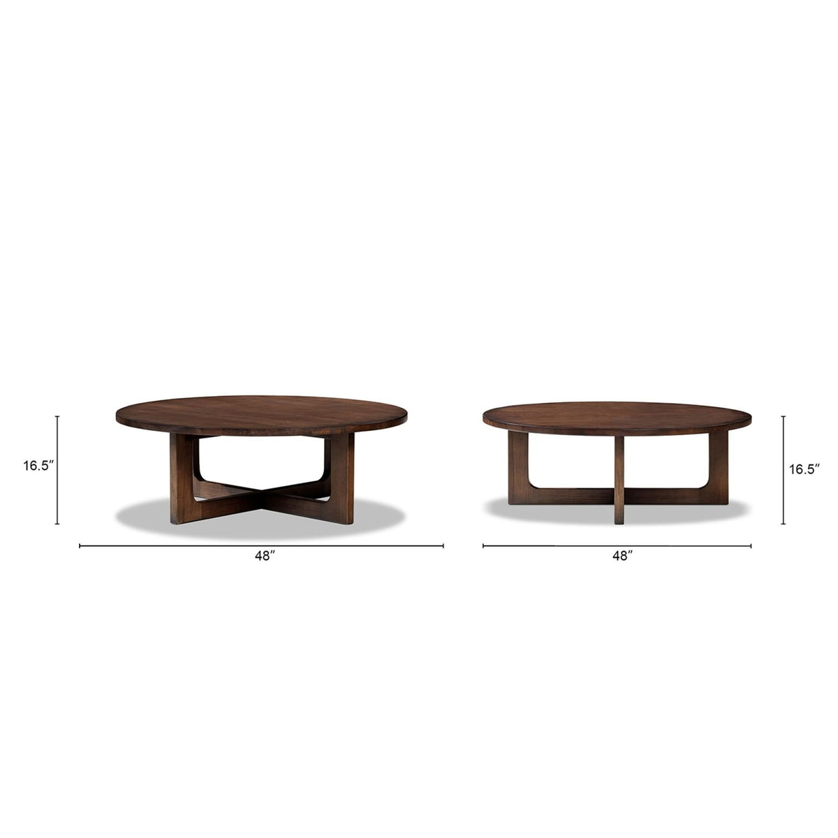 Pino - Round Coffee Table - Brown