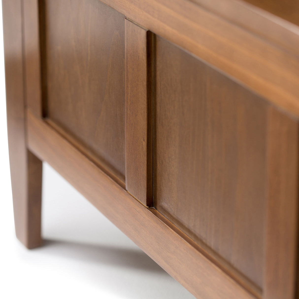 Brooklyn - Entryway Storage Bench - Medium Saddle Brown by Simpli-Home | Bel Furniture