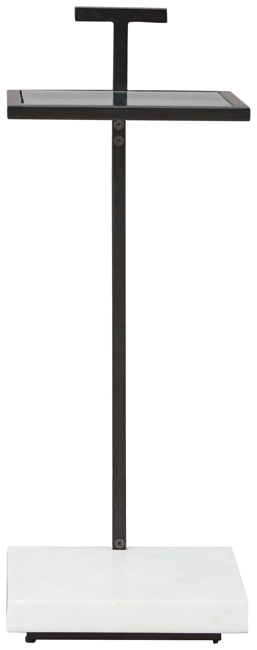 Mannill - Black / White - Accent Table by Signature Design by Ashley® | Bel Furniture