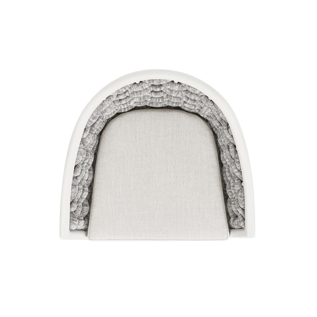 Rowan - Rope Barrel Low Back Patio Counter Stool (Set of 2) - Optic White by Jennifer Taylor Home | Bel Furniture