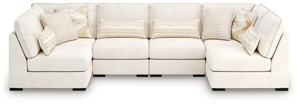 Donelson Creek - Sectional White 6 Pc. Sectional by Benchcraft® | Bel Furniture