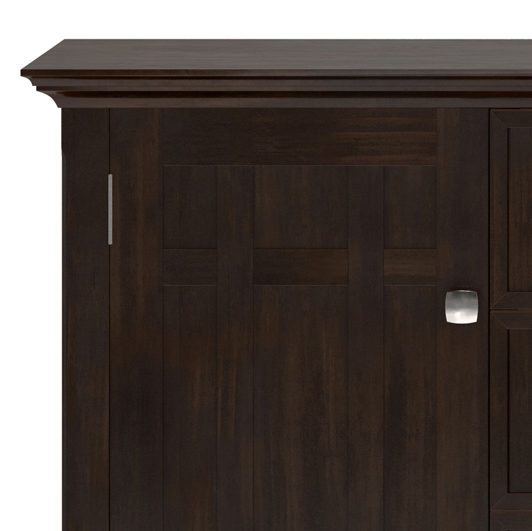 Bedford - Sideboard Buffet - Dark Tobacco Brown by Simpli-Home | Bel Furniture