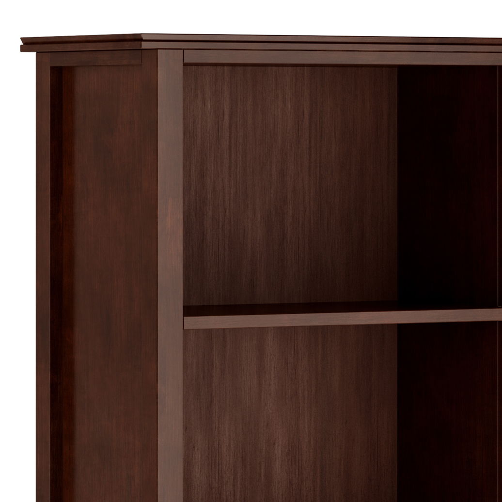 Artisan - 5 Shelf Bookcase, Handcrafted by Simpli-Home | Bel Furniture