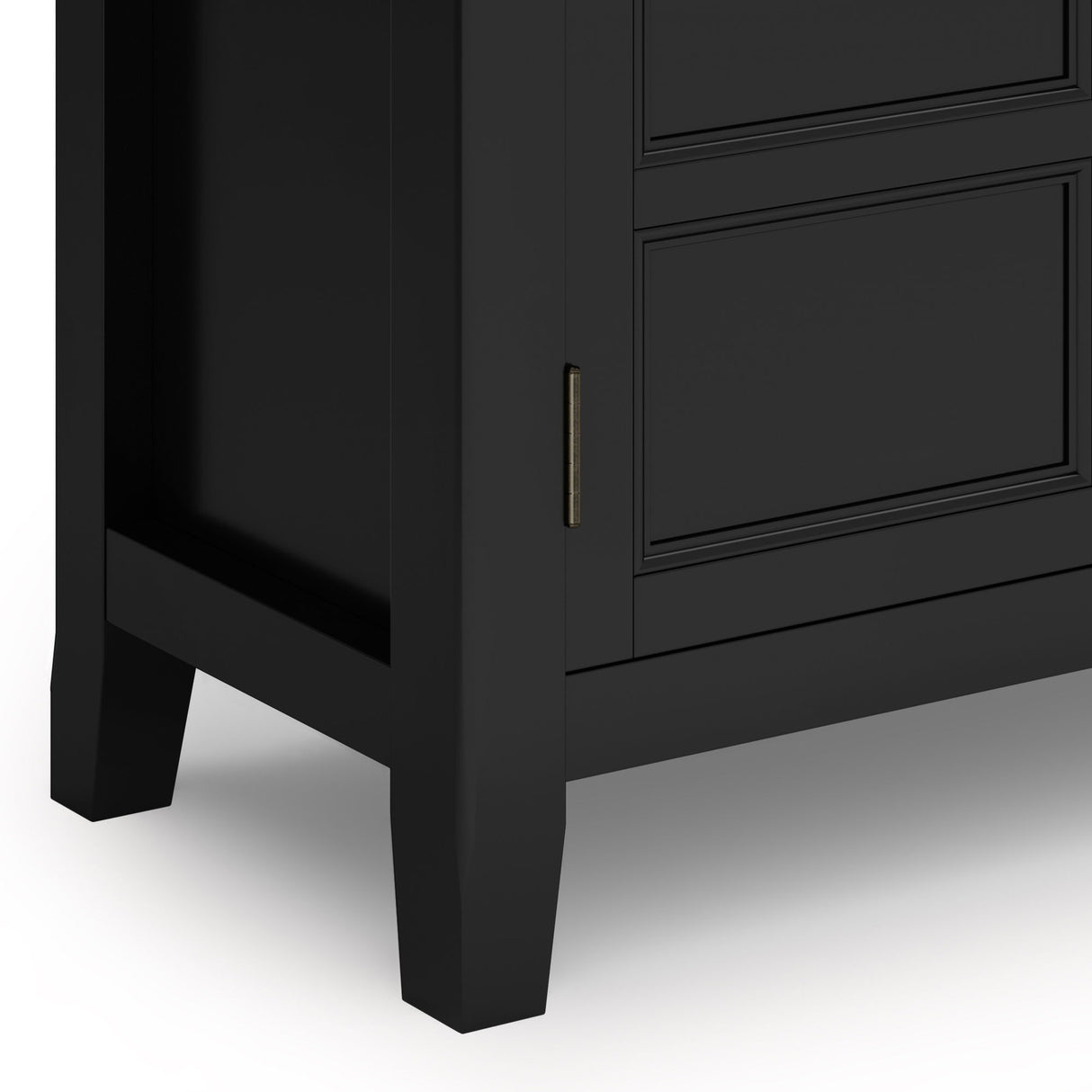 Burlington - Handcrafted Low Storage Cabinet by Simpli-Home | Bel Furniture