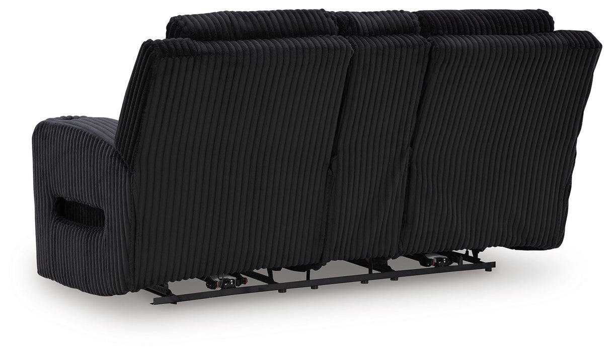 Forest Lake - Power Reclining Loveseat With Console / Adj Headrest by Signature Design by Ashley® | Bel Furniture