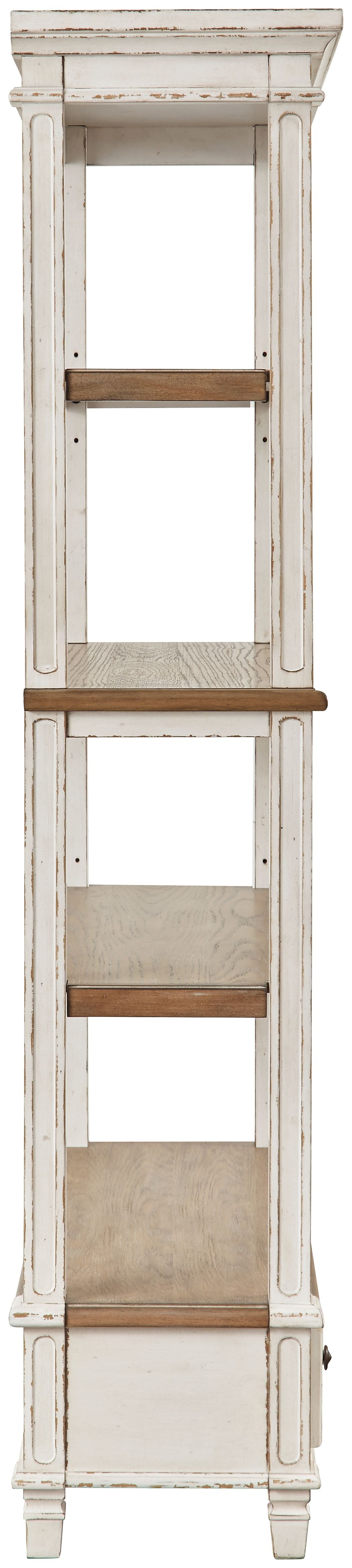 Realyn - Brown / White - Bookcase by Signature Design by Ashley® | Bel Furniture