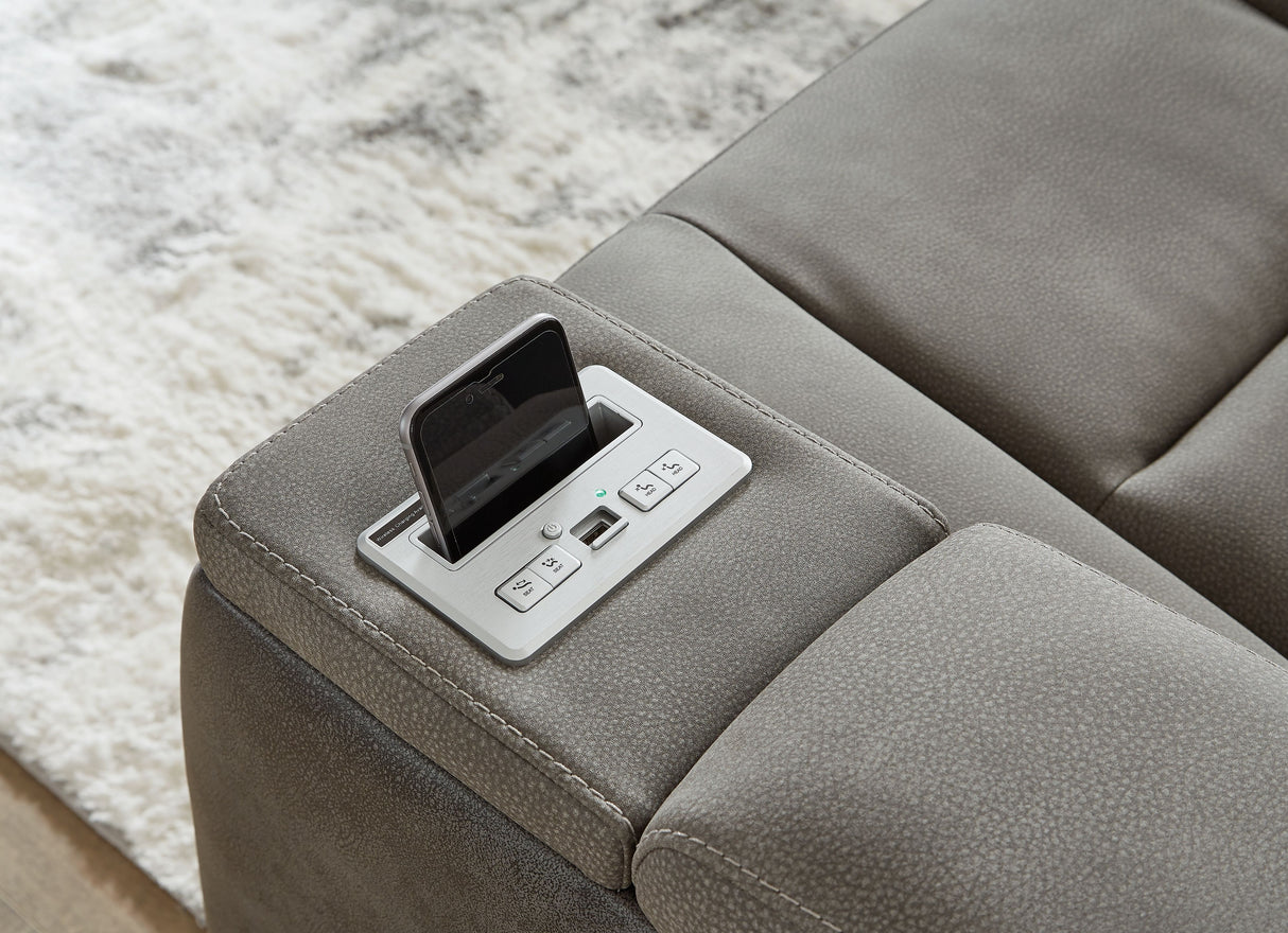 Next-Gen Durapella - Power Reclining Loveseat by Signature Design by Ashley® | Bel Furniture