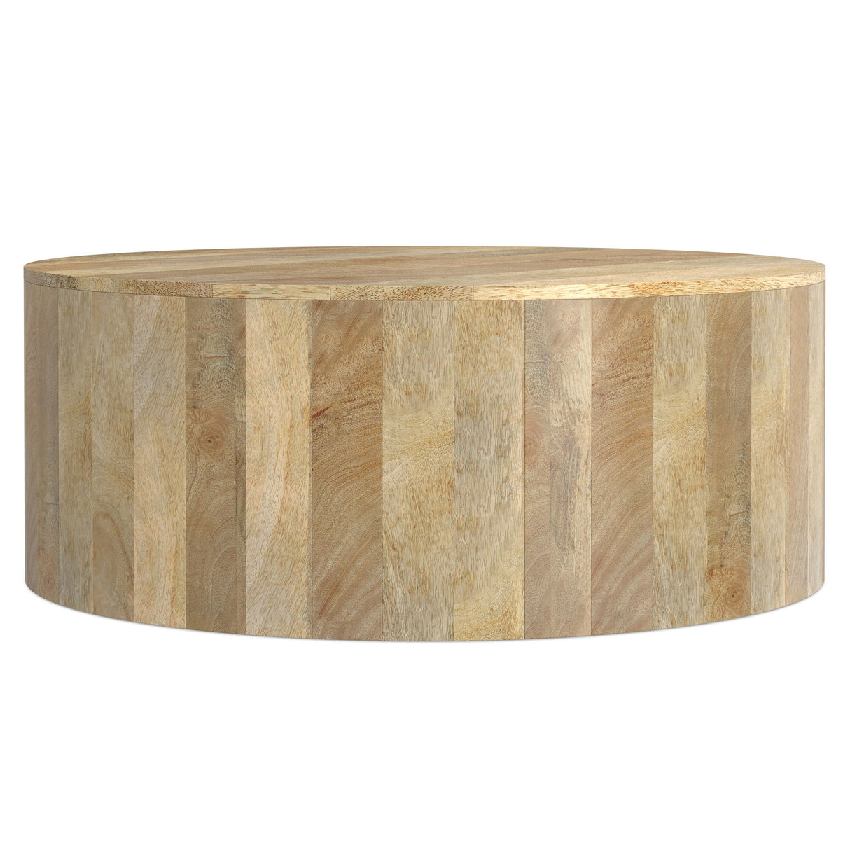 Millbury Drum Coffee Table Natural