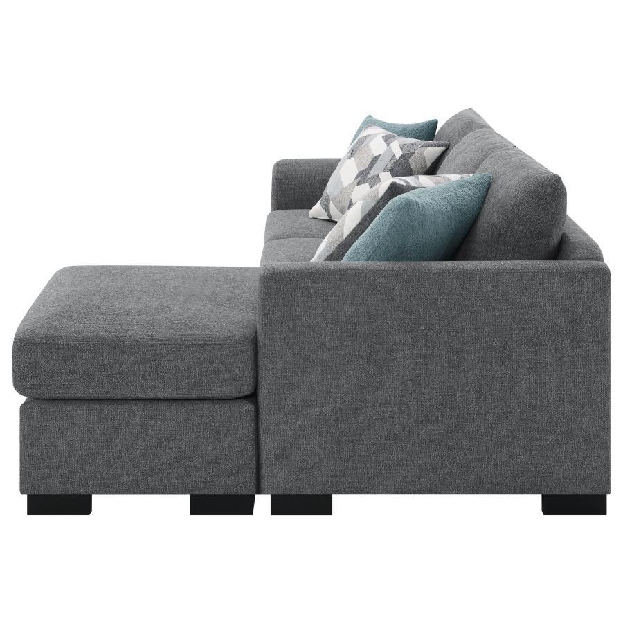 Storey - Upholstered Sleeper Sectional Chaise Sofa by CoasterEveryday | Bel Furniture
