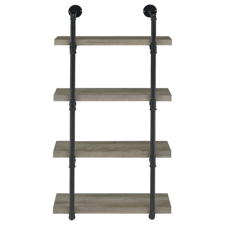 Elmcrest - 4-Shelf Wall Bookshelf by CoasterEveryday | Bel Furniture