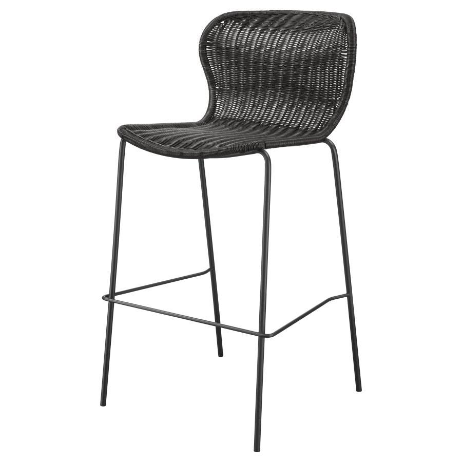 Mckinley - Faux Rattan Metal Chair (Set of 2) by CoasterEssence | Bel Furniture