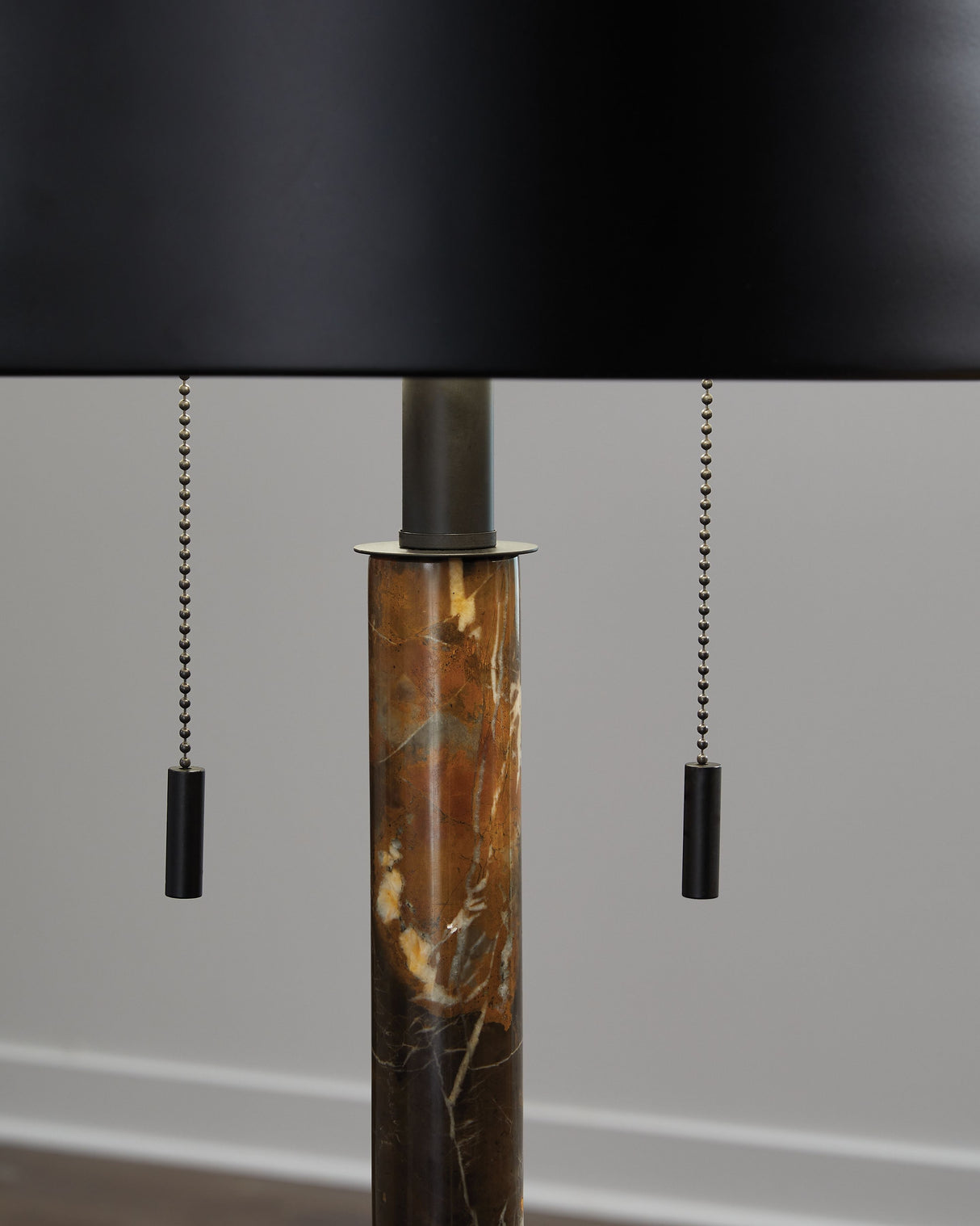 Alanbert - Brown / Black - Metal Table Lamp by Signature Design by Ashley® | Bel Furniture