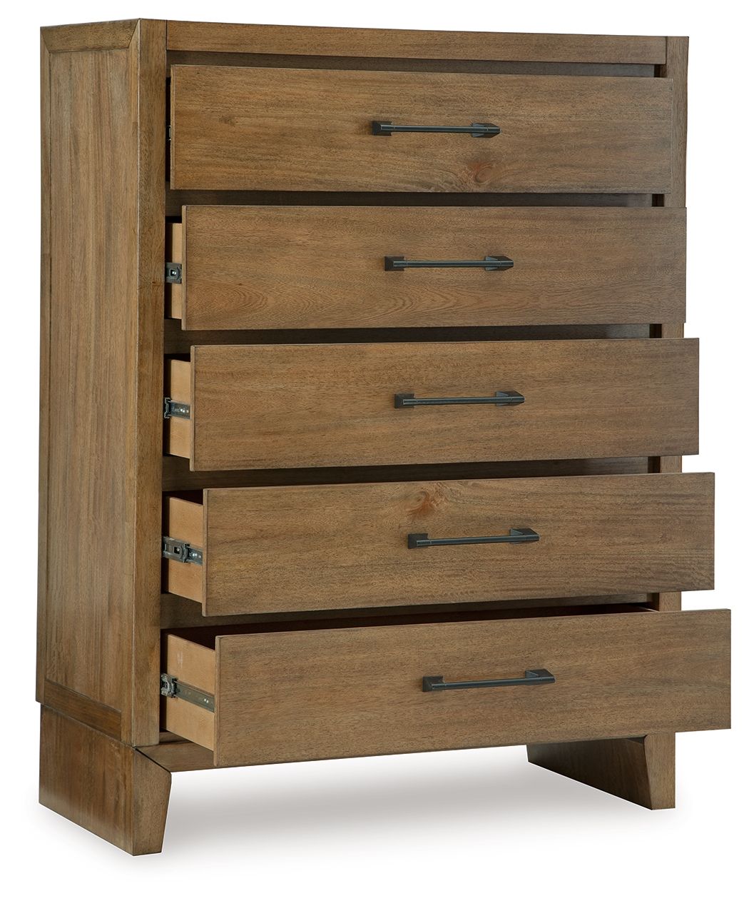 Sherbana - Light Brown - Five Drawer Chest by Signature Design by Ashley® | Bel Furniture