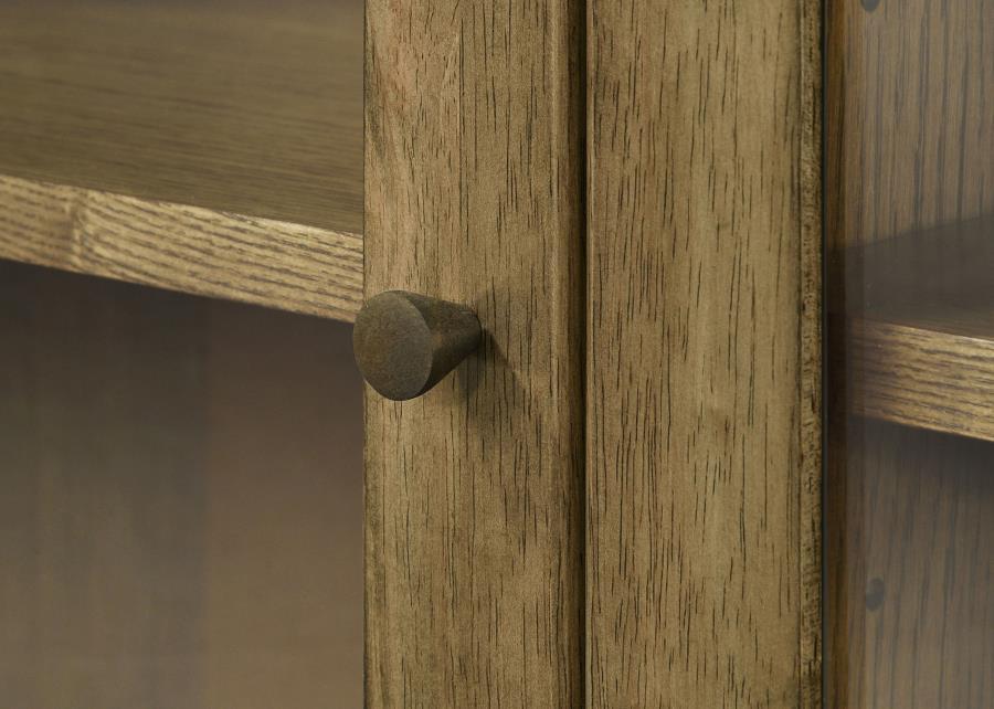 Castlewood - Dining Sideboard Buffet Server - Brown Oak by Coaster Fine Furniture | Bel Furniture