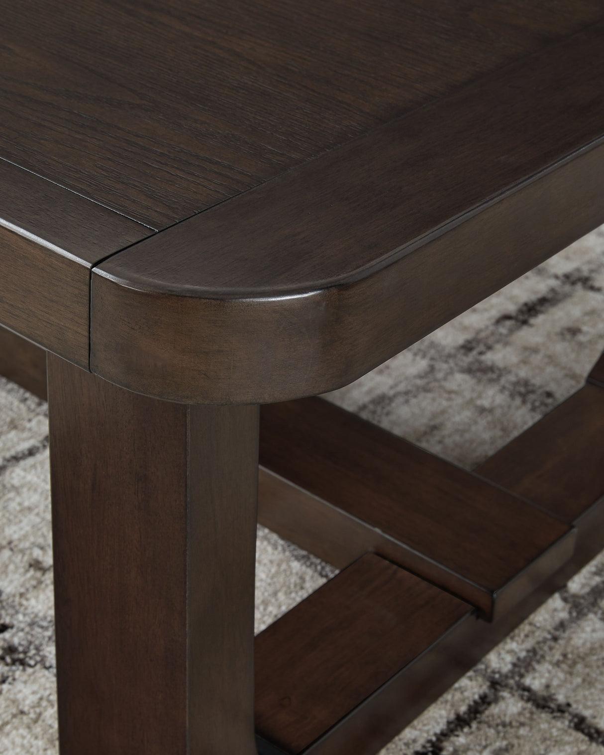 Breckington - Dark Brown - Rectangular Cocktail Table by Signature Design by Ashley® | Bel Furniture