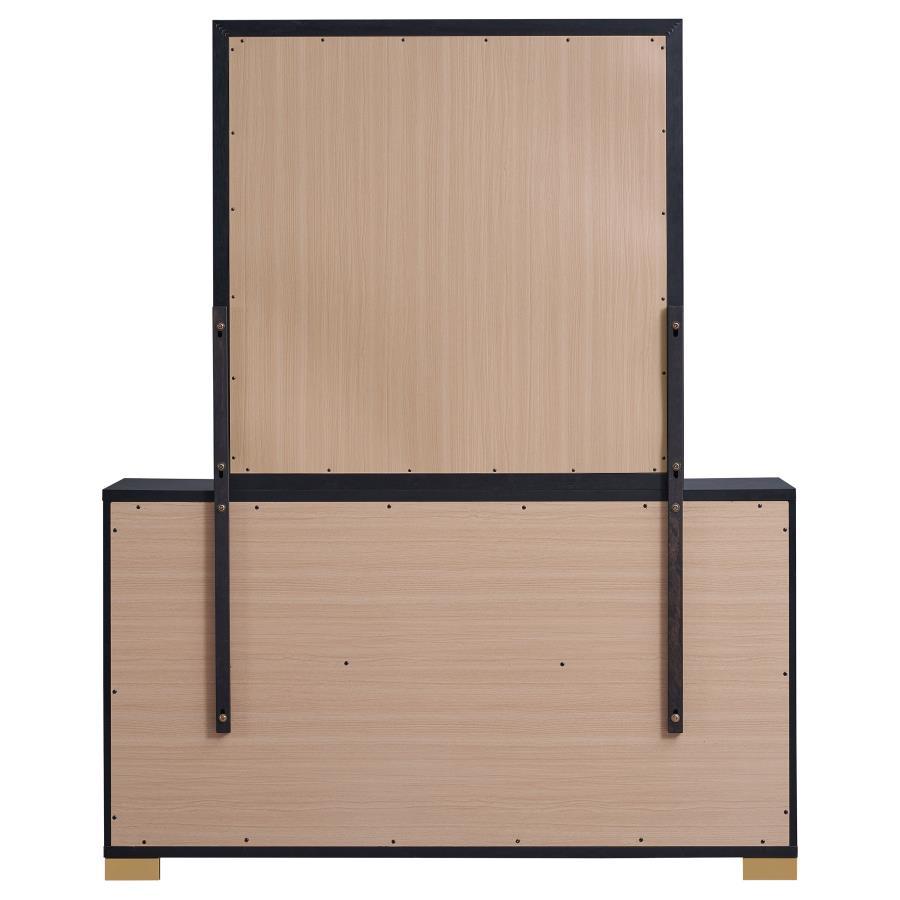 Marceline - 6-Drawer Dresser With Mirror by Coaster Fine Furniture | Bel Furniture